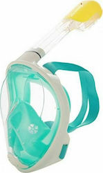 BlueMar Μάσκα Θαλάσσης Full Face Full Face Ninja Free Breath S/M σε Πράσινο χρώμα