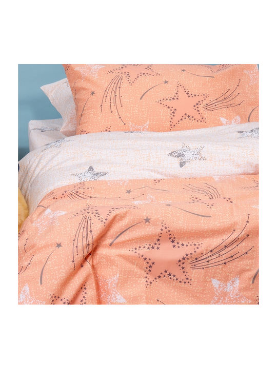Melinen Star Girl Kinder Kissenbezüge Set 50x70cm Orange