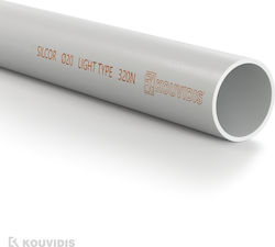 Kouvidis Silcor Conductă electrică cu diametrul 32mm din plastic 1m 1003032