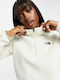 Cropped Γυναικείο Fleece Φούτερ Λευκό