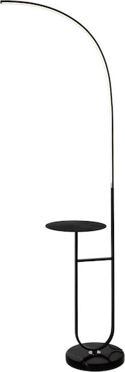 Atman LED Floor Lamp H165xW70cm. with Adjustable White Light 1170lm Black