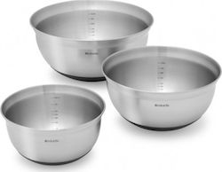 Brabantia Ανοξείδωτο Μπωλ Ανάμειξης 3τμχ