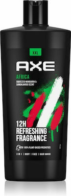 Axe Africa Пяна за вана в гел форма за Тяло , Коса и Лице (1x700мл) 700мл