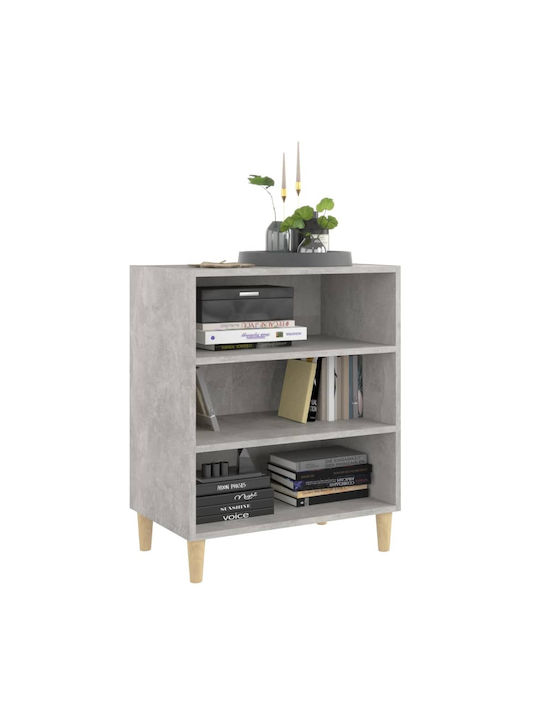 Shelf Floor Grey Concrete 57x35x70cm