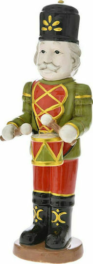 Iliadis Weihnachts-Nussknacker Mehrfarbig aus Keramik Höhe 39cm.
