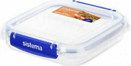 Sistema Klip It Plus Lunchbox Kunststoff Blau Geeignet für die Mikrowelle 520ml 1Stück