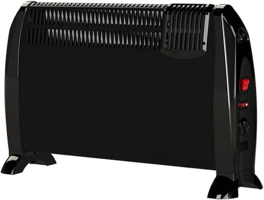 Eldom CFV2000Β Convector Heater Floor 2000W 68.7x42.7cm Black