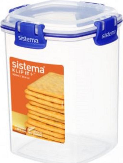 Sistema Klip It Plus Μπλε 900ml