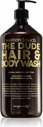 Waterclouds The Dude Hair & Body Wash Moisturizing Bubble Bath 1000ml