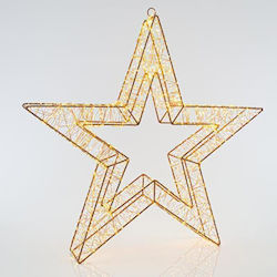 Eurolamp Metal Illuminated Christmas Decorative Desktop Star 10x70x70cm Bronze