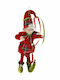 Iliadis Christmas Fabric Figure Elf Red Height 30cm