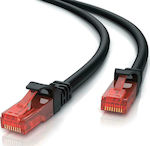Powertech U/UTP Kat.6 Ethernet-Netzwerkkabel 15m Schwarz