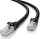 Powertech U/UTP Cat.5e (Gigabit) Καλώδιο Δικτύου Ethernet 15m Μαύρο