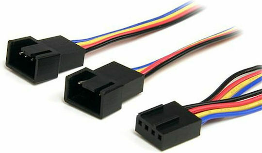 StarTech 4-Pin pwm - 4-Pin pwm Kabel 0.3m Mehrfarbig (FAN4SPLIT12)