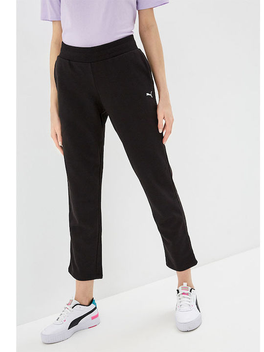 PUMA Essentials High Waist Sweatpants Black