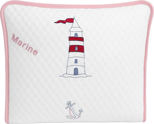 Beboulino Leuchtturm Kinder Kissenbezug 35x45cm Pink 703-1162-3545