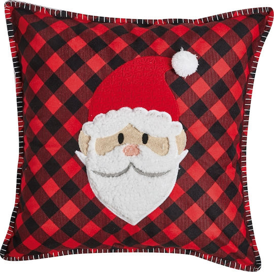 Kentia Christmas Decorative Square Pillowcase Red 45x45cm