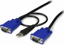 StarTech USB VGA 2-in-1 KVM Cable SVECONUS10 3m