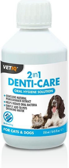 VetIQ 2in1 Denti Care Вода за уста Куче против Лош дъх 250мл