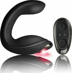 Rocks Off Rude Boy Xtreme Massager For Prostate Анална тапа с възможност за безжична работа и вибрация Black