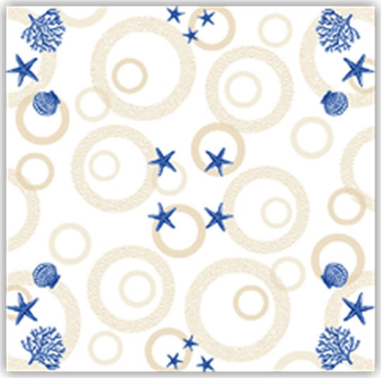 Fato Sea Shell Tischtuch 100x100cm. 50Stück