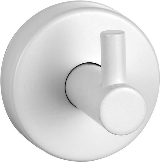 Karag Uno 120966 Haken Badezimmer Einzeln Schrauben 6x6cm Weißes Karag Uno 120966 Haken Badezimmer Einzeln Schrauben 6x6cm Weißes
