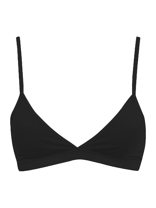 Minerva Teen Basic Kinder-Bustier Schwarz