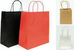 Τσάντα Στριφτό Χεράκι Paper Bag for Gift 26x12x32cm. 10pcs (Various Colors/Designs)