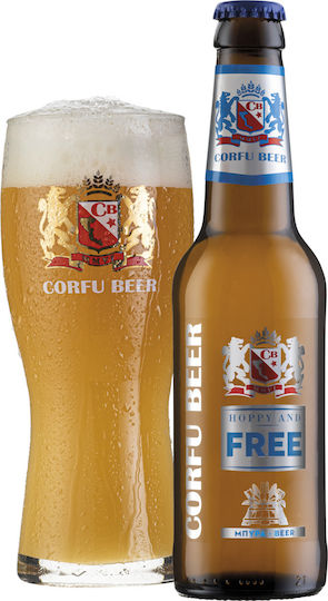 Corfu Beer Hoppy & Free Niedriger Alkoholgehalt Flasche 1x330ml