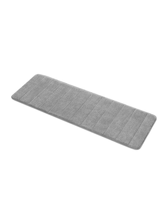 Navaris Badematte Memory-Schaum Rechteckig 53378.25 Gray 40x120cm