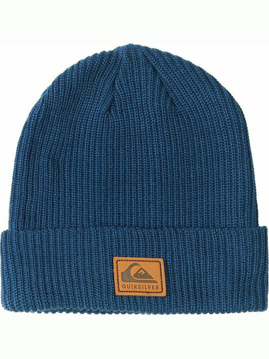 Quiksilver Performer Ribbed Beanie Cap Blue Indigo