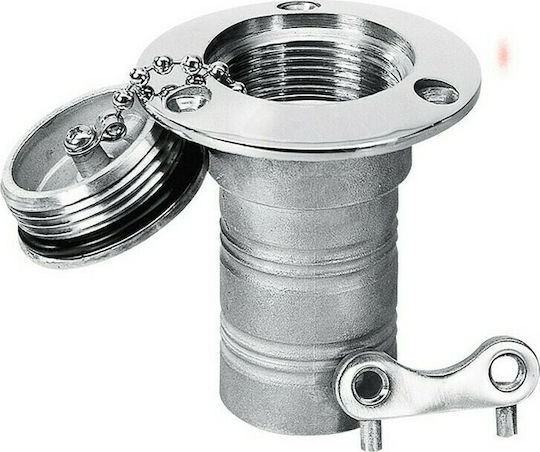 Osculati Τάπα Σκάφους Τάπα Νερού Inox Οβάλ Φ50mm