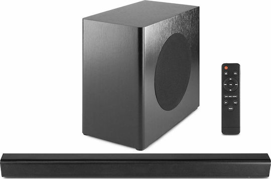 Audizio SB85 Soundbar 2.1 Bluetooth und HDMI 150W mit kabellosem Subwoofer und Fernbedienung Schwarz