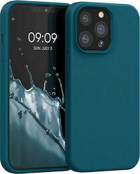 KWmobile Rubberized Back Cover Silicon Petrol M...