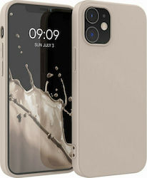 KWmobile Back Cover Silicone Beige Matte (iPhon...