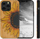 KWmobile Wood Sunflower Back Cover Ξύλινο Yello...