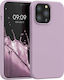 KWmobile Rubberized Silicone Back Cover Mauve (...