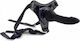 Toyz4lovers Real Safe Naughty Games Stap-On Harness with Dildo 14cm in Black Color