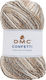 DMC Acrilyc Knitting Yarn Confetti Brown/beige ...