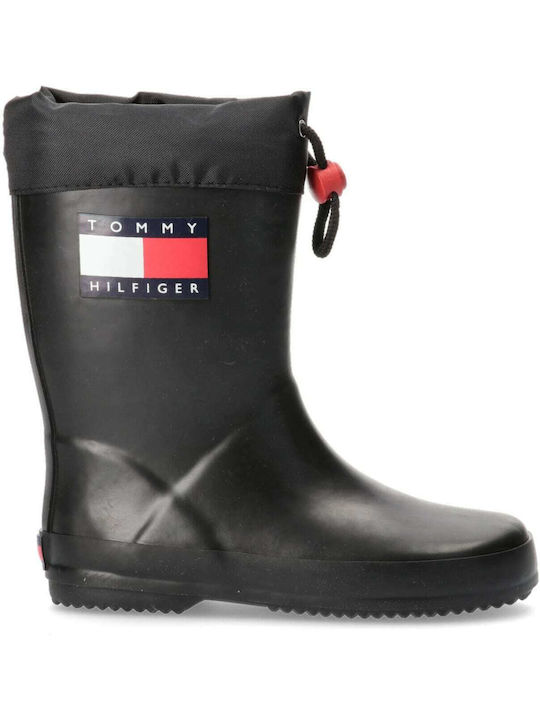 Tommy Hilfiger Kids Wellies Black