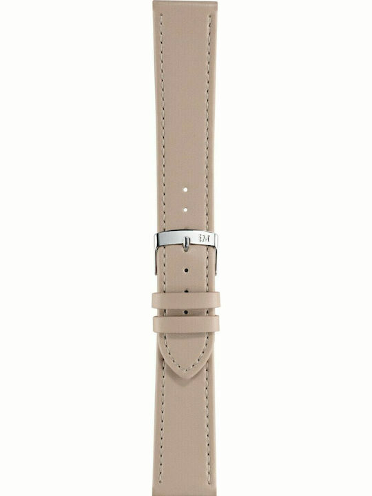 Morellato Leather Strap Beige 20mm