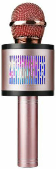 Andowl Microfon Karaoke Wireless V9 Rose Gold