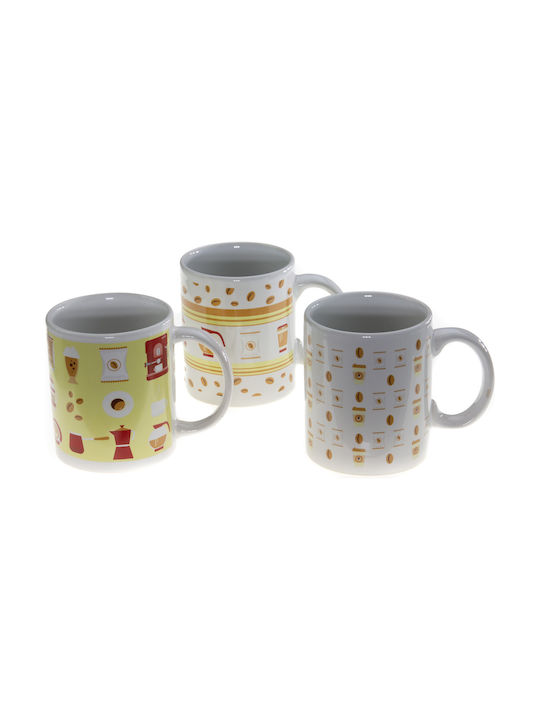 Viosarp Ceramic Cup Multicolour 3pcs