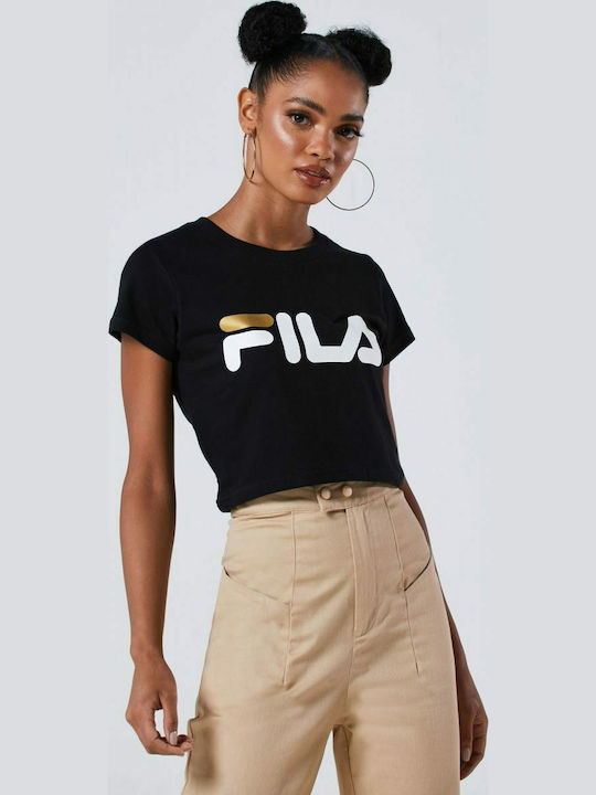 Eden Γυναικείο Crop T-shirt Black