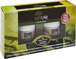 Olivie Natural Beauty Skin Care Set for Moisturizing & Firming