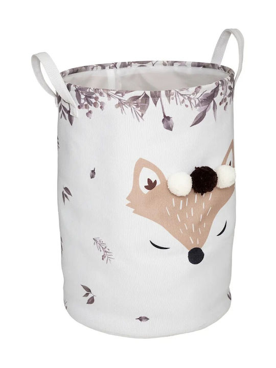 Atmosphera Children's Storage Basket made of Fabric Fox Beige 50x35x50cm 1pcs