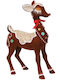 Lianos Christmas Plush Figure Deer Brown Height 60cm Marshmallow