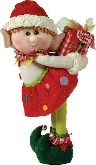 Lianos Christmas Plush Figure Elf Height 48cm