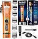Kemei Машинка за Подстригване Оранжев KM-TM2860-PG
