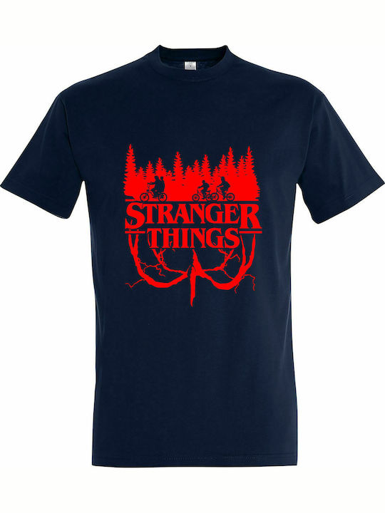 T-shirt Unisex "Stranger Things", French navy